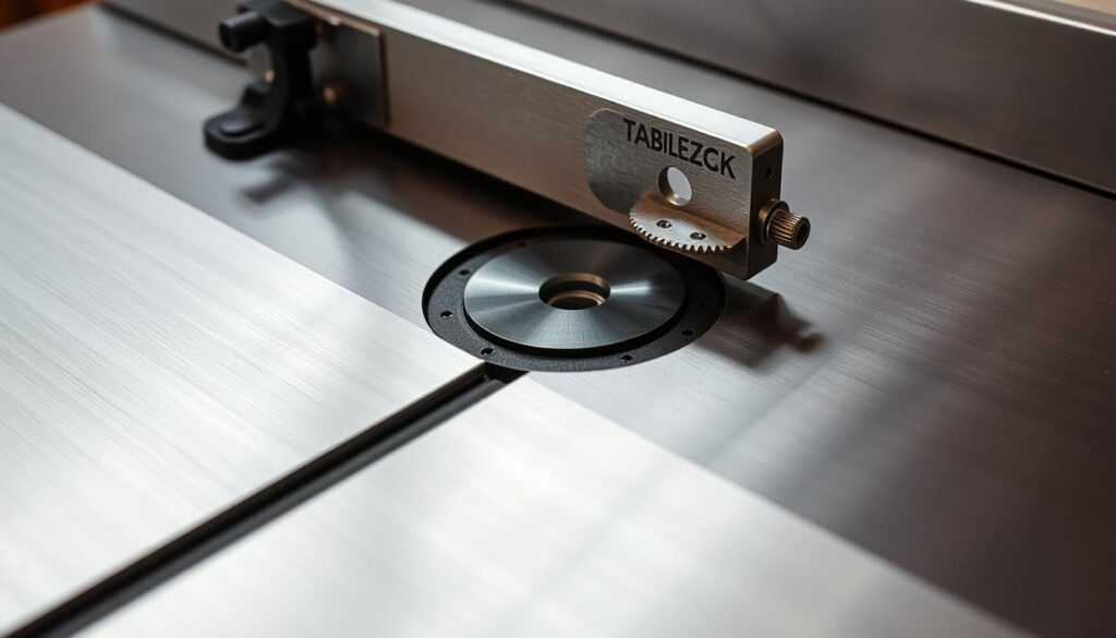 how to clean table saw metal surface