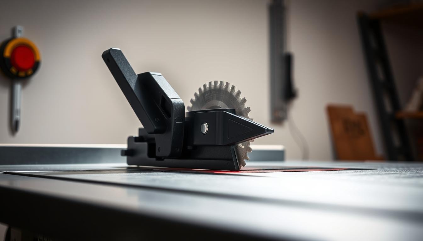 how to unlock a table saw