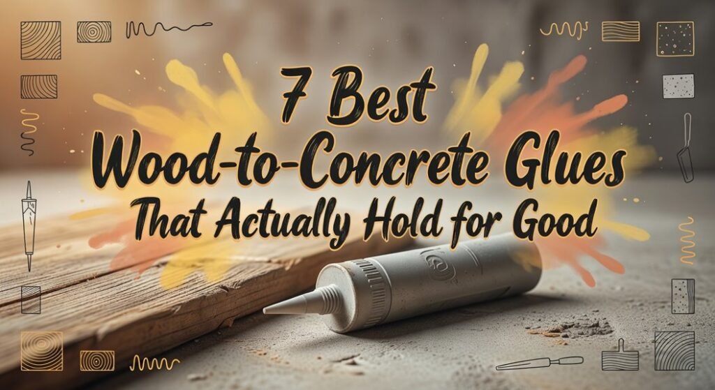 concrete bonding wood adhesives