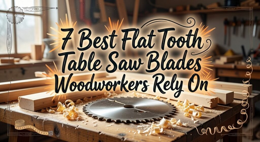 flat tooth table saw blades