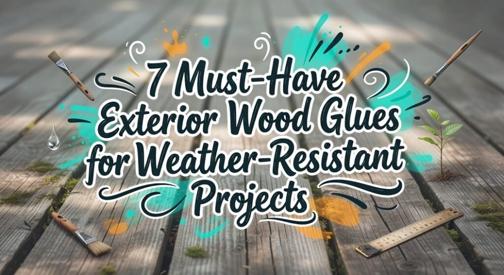 weather proof exterior wood adhesives