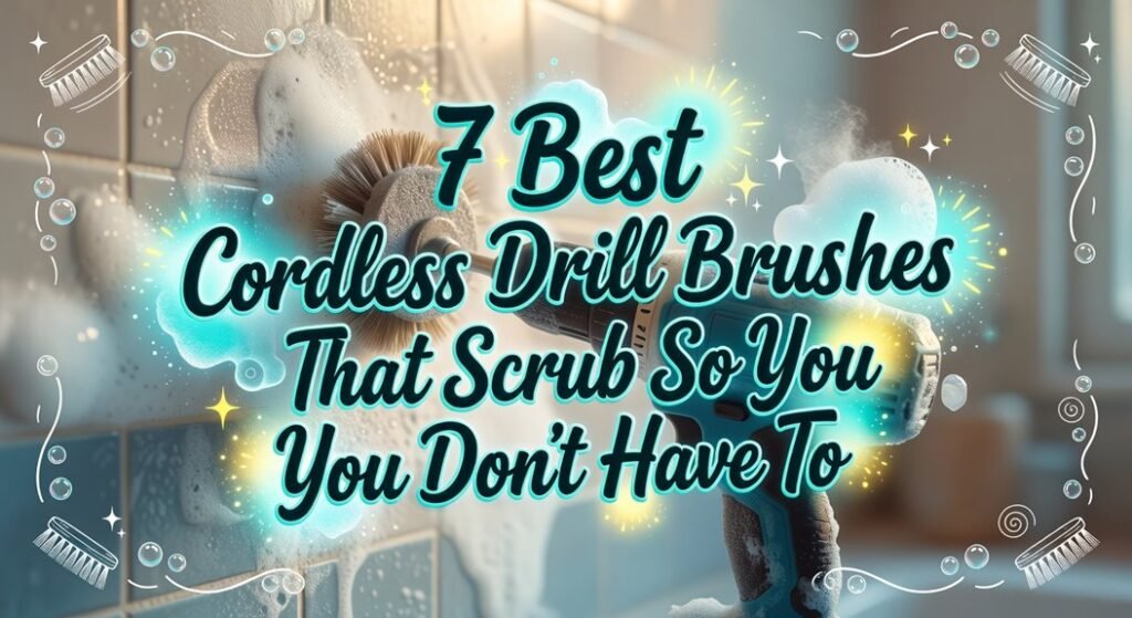 cordless drills for cleaning