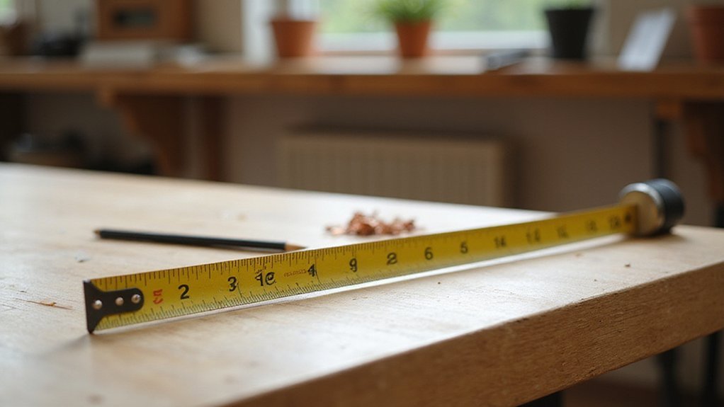 precise 16th scale tape measures